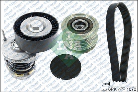 INA 529047520 V Kayis Seti Caddy Iii-Iv Golf V-Vi Jetta Iii-Iv Passat B6-B7 2.0tdi Polo V 1.2tdi Toledo Iii Leon Ibiza Iv Octavia Ii Fabia Ii Q3-A3